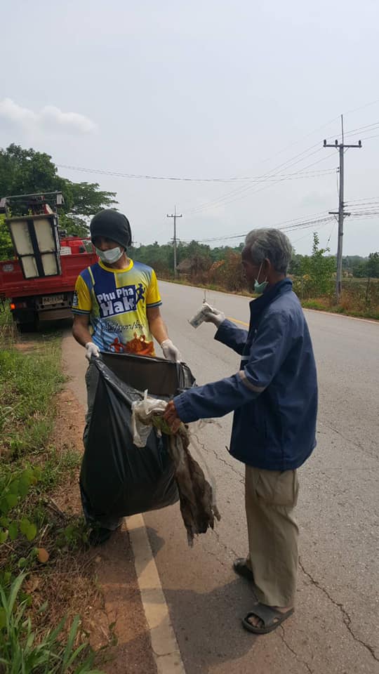 โครงการถนนสีขาว เทศบาลตำบลผาสุก 